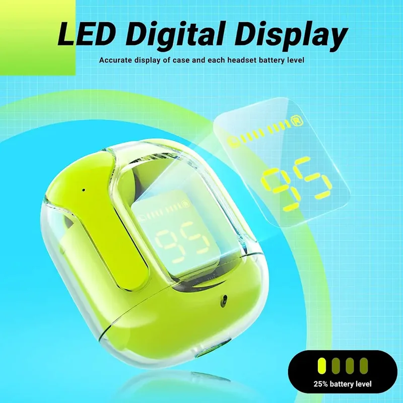 Tws in Ear Phones Buds air 31 Air31 2024 Transparent Sport True Wireless Tws Game Gaming aperçu 6