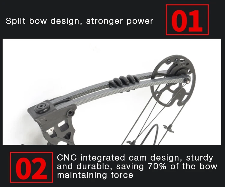 Hot Sale Archery Compound Bows Arrow Hunting Adjustable Draw Weight