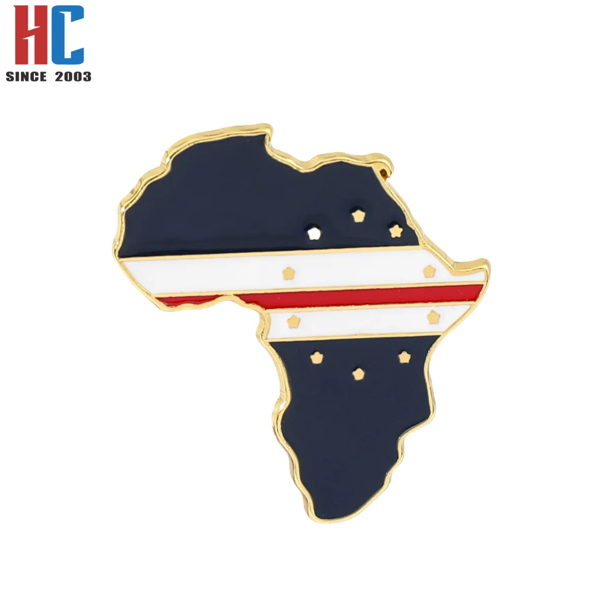 20 Years  Factory Stock Metal Map Brooch Africa Map Enamel Lapel Pin Nigeria Flag Pin Metal Badge Craft Gift