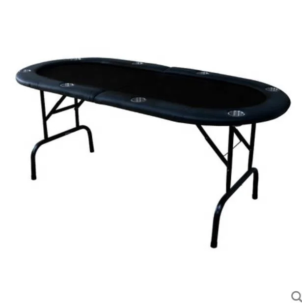 8 человек 73 дюймов казино складной стол для игры в покер дешевые со стальными ножками Обновление