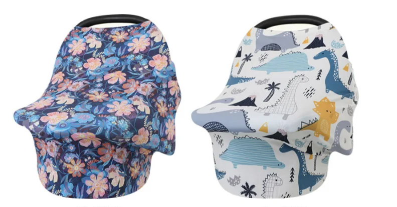 Super Soft Shredded Milk Fabric Multi Use Nursing Covers for Breast Feeding and Baby Car Seat Cover details