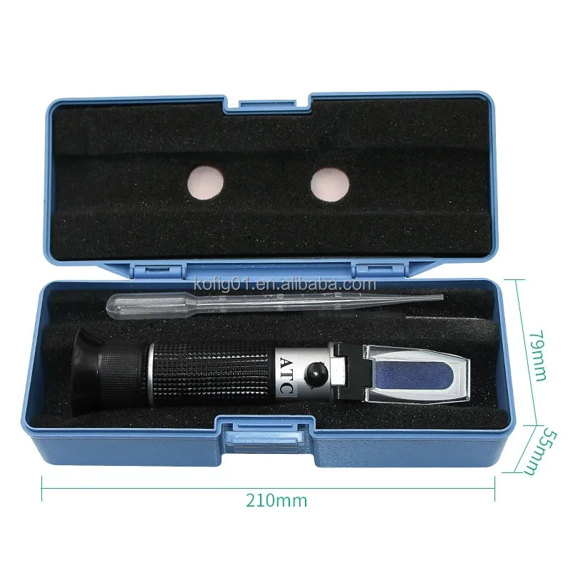 Handheld Optical Measure Map Handheld Optical Refractometer - Measure Brix & Salinity