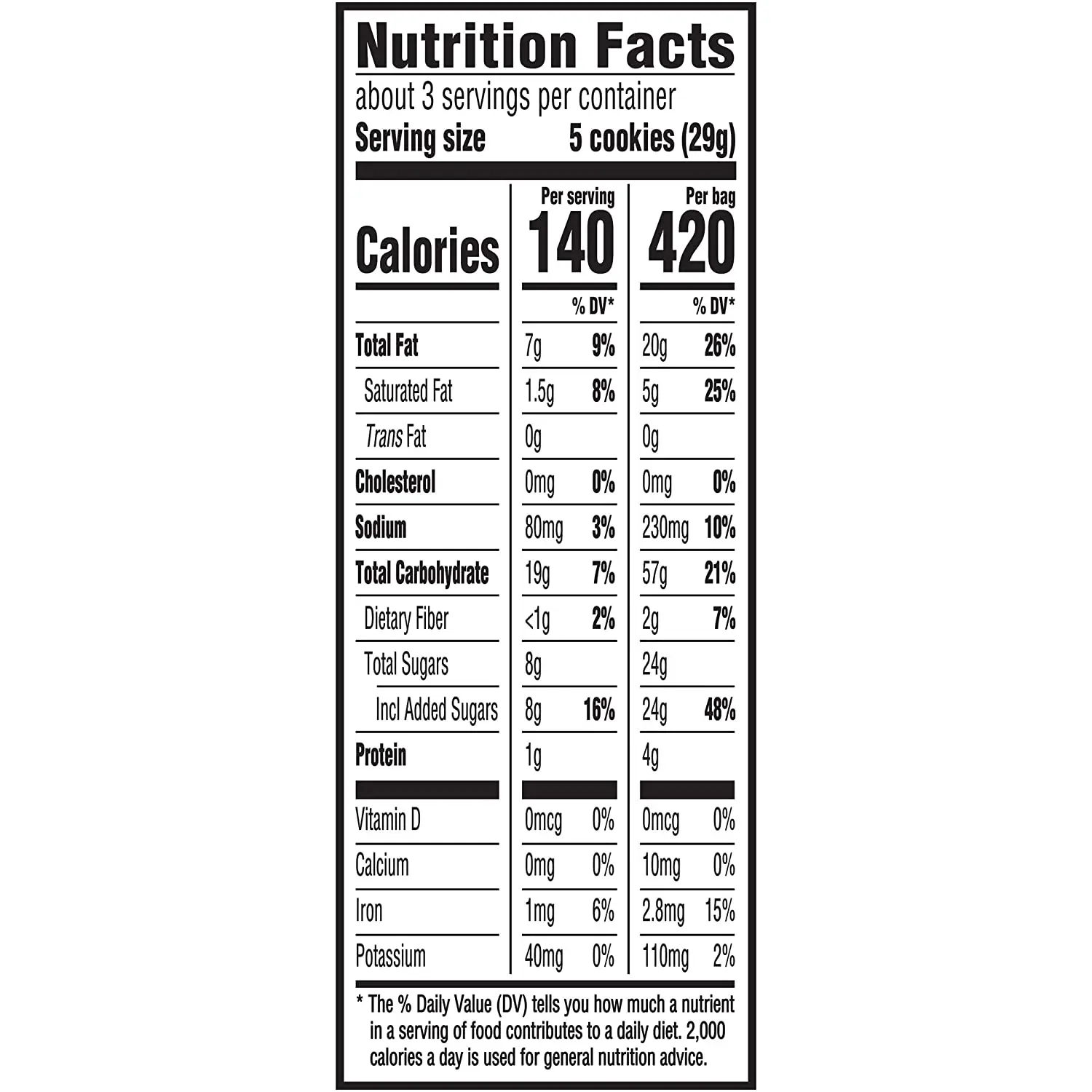 Чипы Ahoy! Мини-печенье с шоколадными чипсами 3 унции (12 в