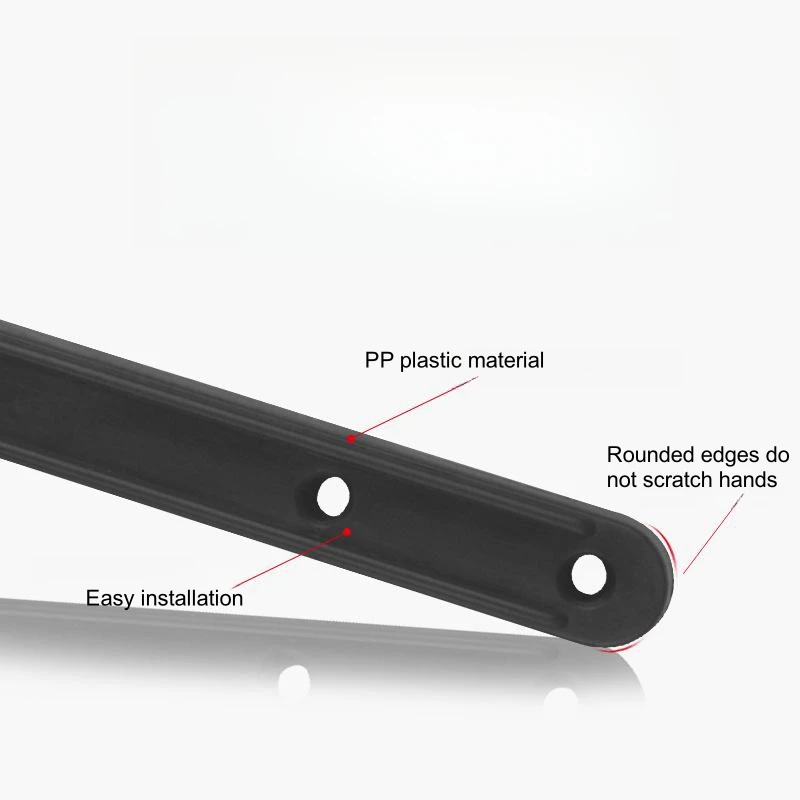 Plastic Drawer Track Guide Drawer Rails Replacement Part Plastic Drawer Runners for Furniture