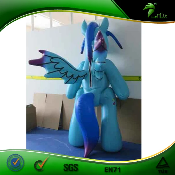 Customized Inflatable Blue Horse Costume - Hongyi Animal Suit