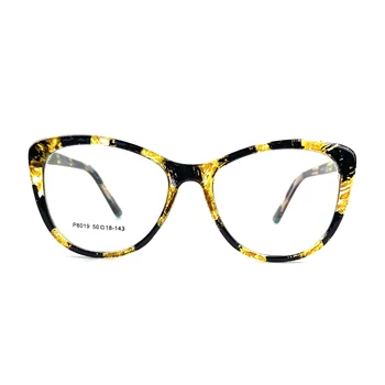 2024 Competitive Price Superior Quality leopard round mix ladies eyeglasses frames