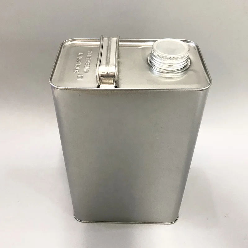 Изготовленная на заказ Печать 4L F Стиль краски олова один галлон жестяная банка с винтовой крышкой Китай завод