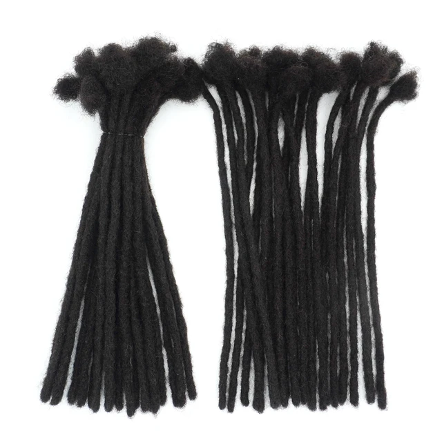KAMA Virgin Remy Brazilian Hair Extensions Dreadlocks Crochet Braiding Dreads Locs for Rock Roll Hip Hop
