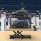 MORN Customizable Hydraulic Underground Garage Double Deck Car Elevator Stationary Car Scissor Lift For Sale