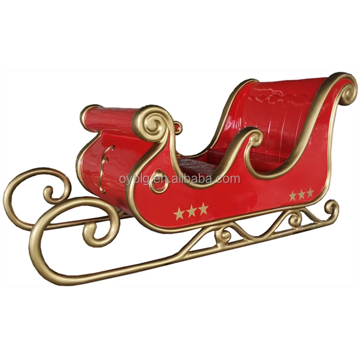 Wholesale Decorative Christmas Sleigh Decoration,Fibreglass Christmas ...