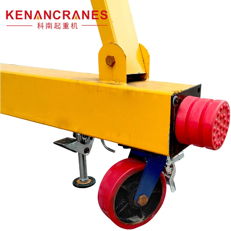 Small Mini Telescoping Girder Adjusting Height Motorized 1 2 5 10 20 Ton Portable Gantry Crane with Chain Hoist Lifting Machine