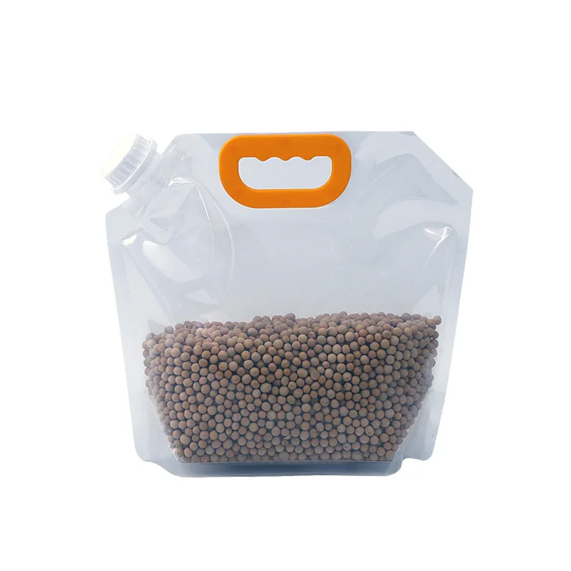 Resealable Rice Bag Manufacturer Transparent Plastic Grain Rice Storage Bag Moisture Proof ...