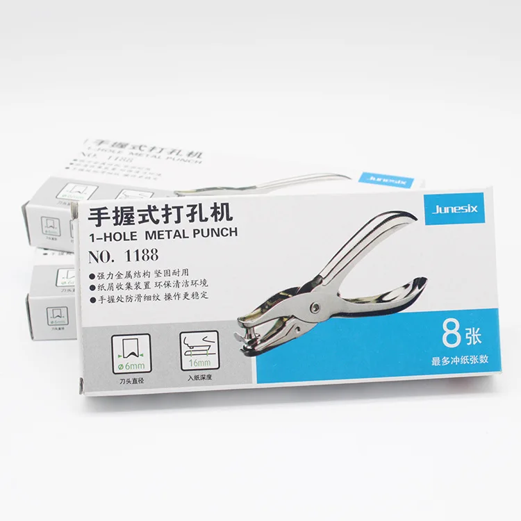 3/6/8mm single hole puncher paper hole puncher 8mm hole punch plier 8mm paper punch heavy duty