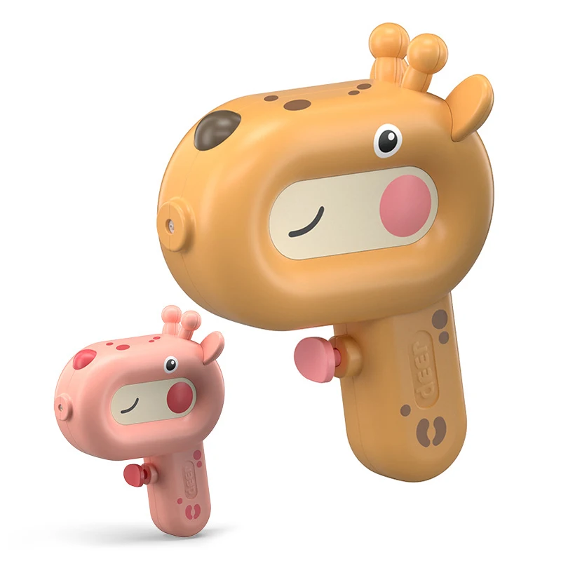 Shooting Water Lovely Giraffe Hot Style Small Plastic Water Gun Jet Toy