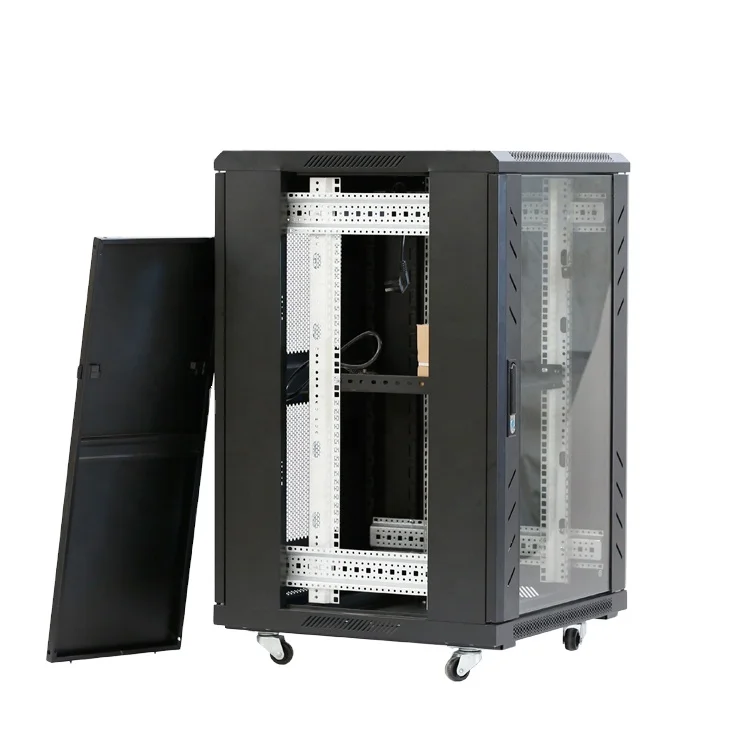
 Стеклянная дверь, домашняя сетевая стойка 19 дюймов сетевое оборудование стеллаж для выставки товаров (автономный) 12u 15u 18U шкаф  