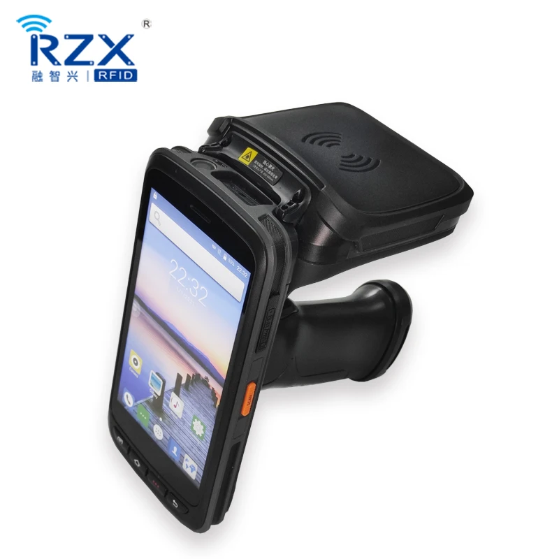 C72 Long Read Range Rechargeable Lithium Polymer Battery UHF RFID  Scanner Barcode Portable Inventory Handheld Reader