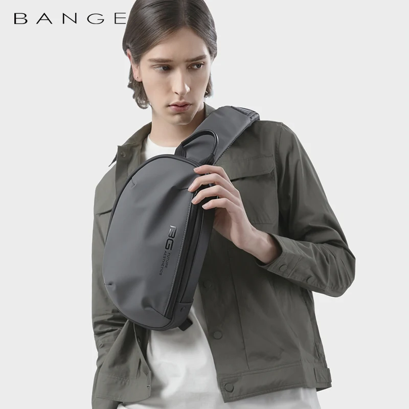 Wholesale New design shoulder trendy casual wholesale cheap bange crossbody  anti theft customize men korean sling bag From m.