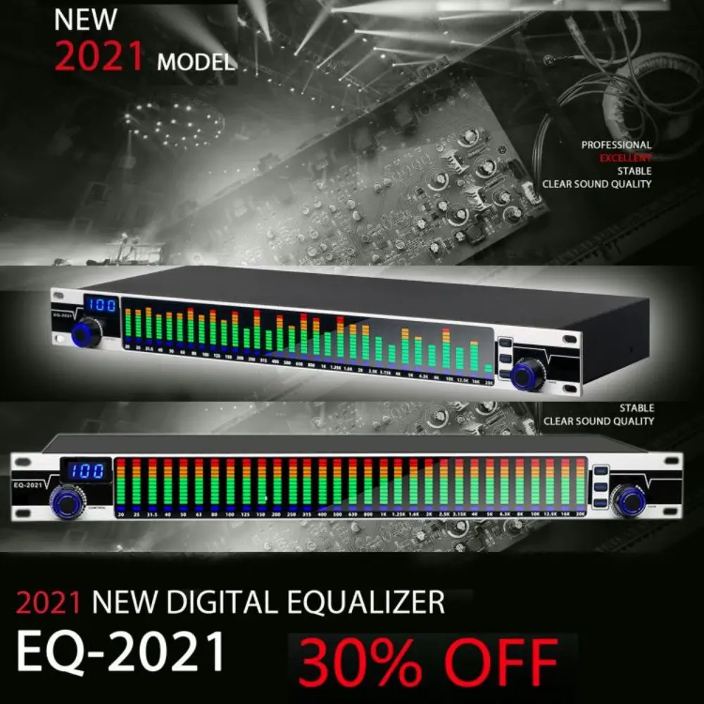Eq2021 Audio Control Equalizer Audio Profesional Graphic Equalizer For