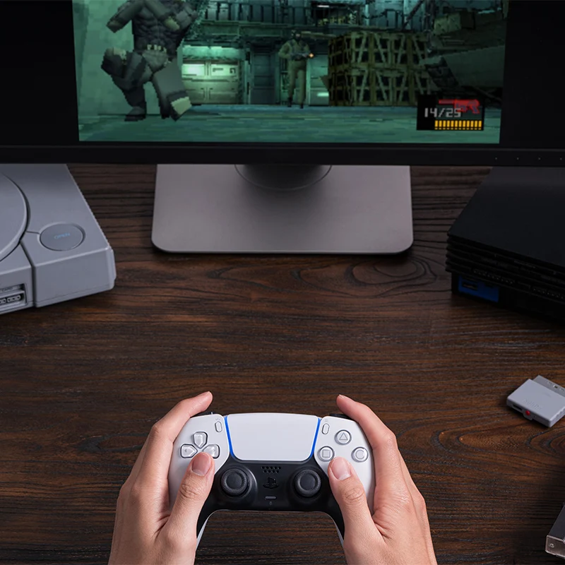 8Bitdo Retro Receiver for PS1 / PS2 / PC / Xbox Series / Switch Pro / PS5 / PS4 Controller Joystick Wireless Adapter
