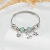 13#ycb017-3 three elephant pendant light blue