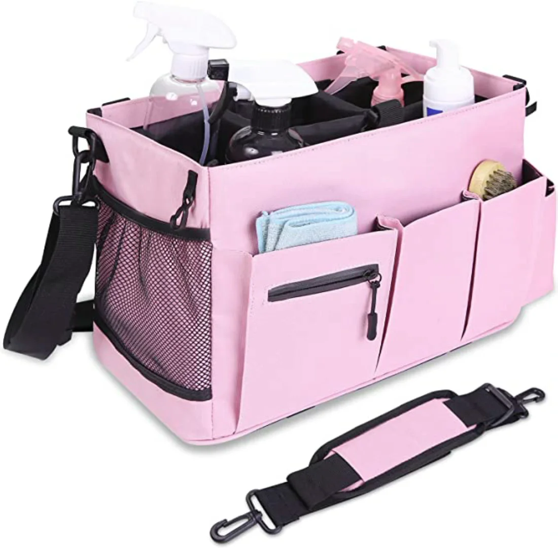 Portable Large Wearable Cleaning Caddy Bags Cleaning Supplies Organizer