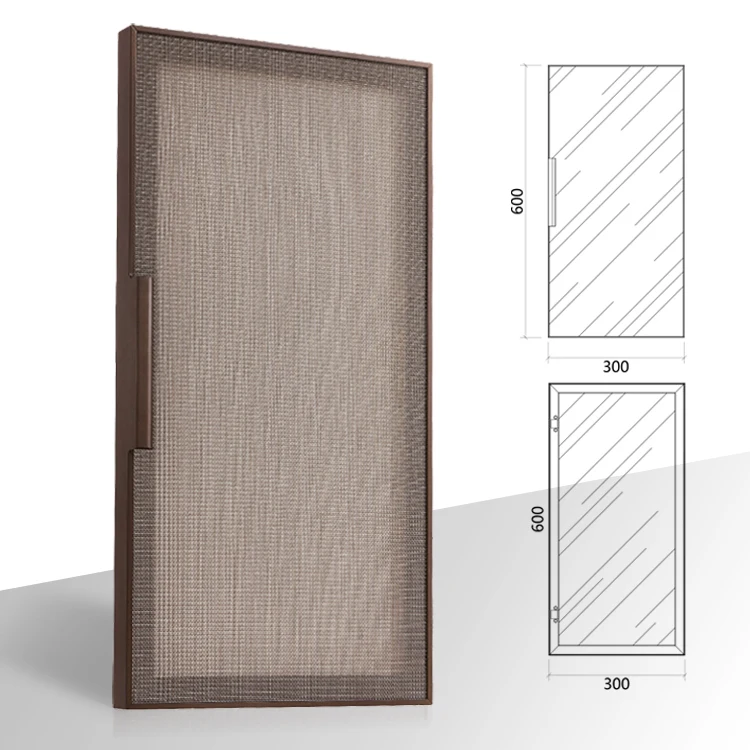 6063 T5 T6 Powder Coated Aluminum Extrusion Profiles Modern Minimalist Luxury Custom Metal Frames for Kitchen Cabinet Door