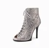 Silver snake pattern with high 11cm