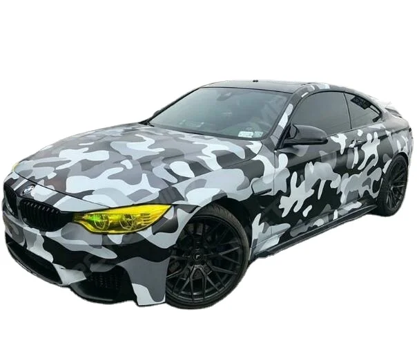 TSAUTOP Camouflage Car Vinyl Wrap - Durable & Eco-friendly