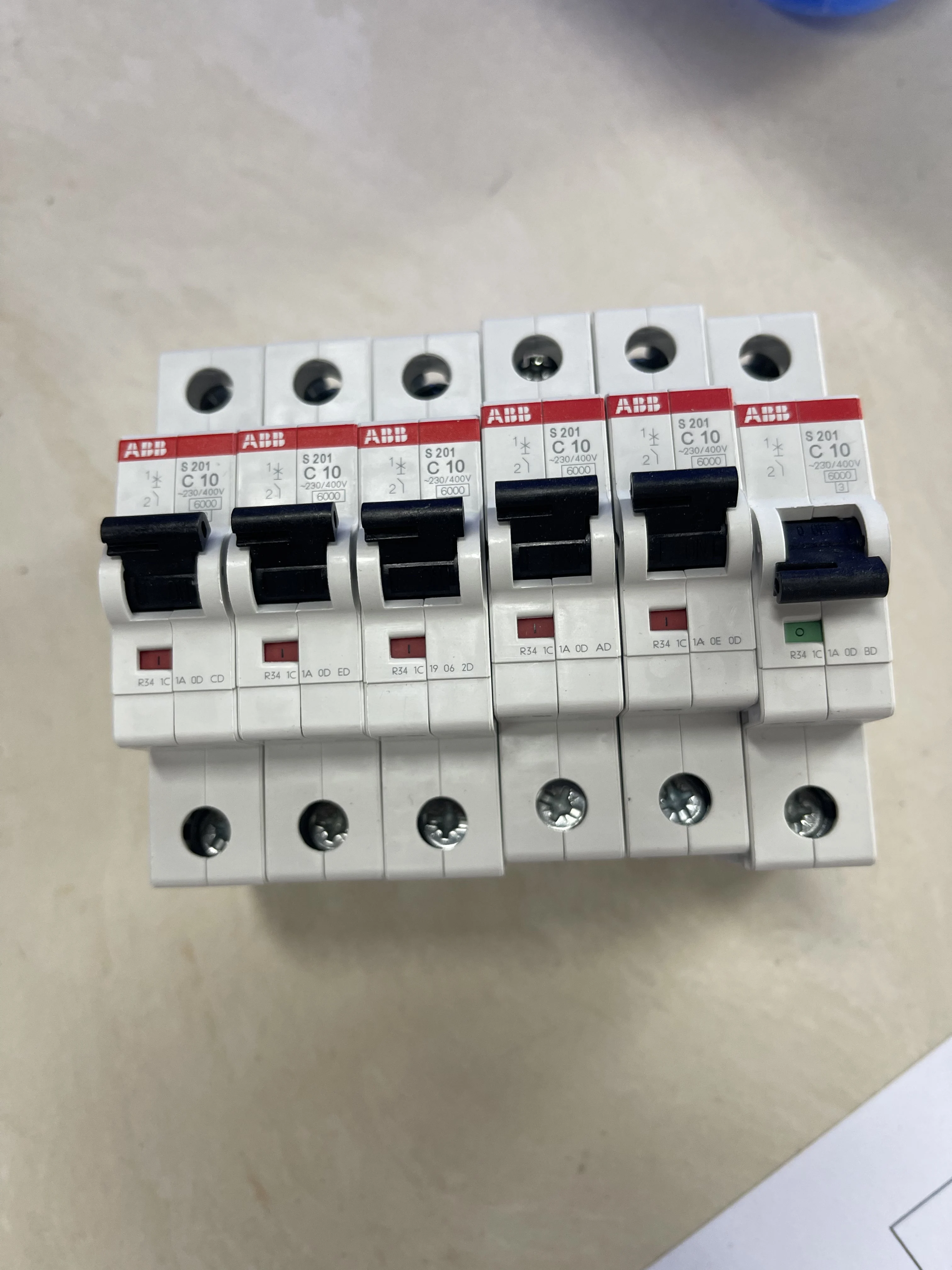 ABB Miniature Circuit Breaker S201 C10 ABB Miniature Circuit Breaker S201 C10