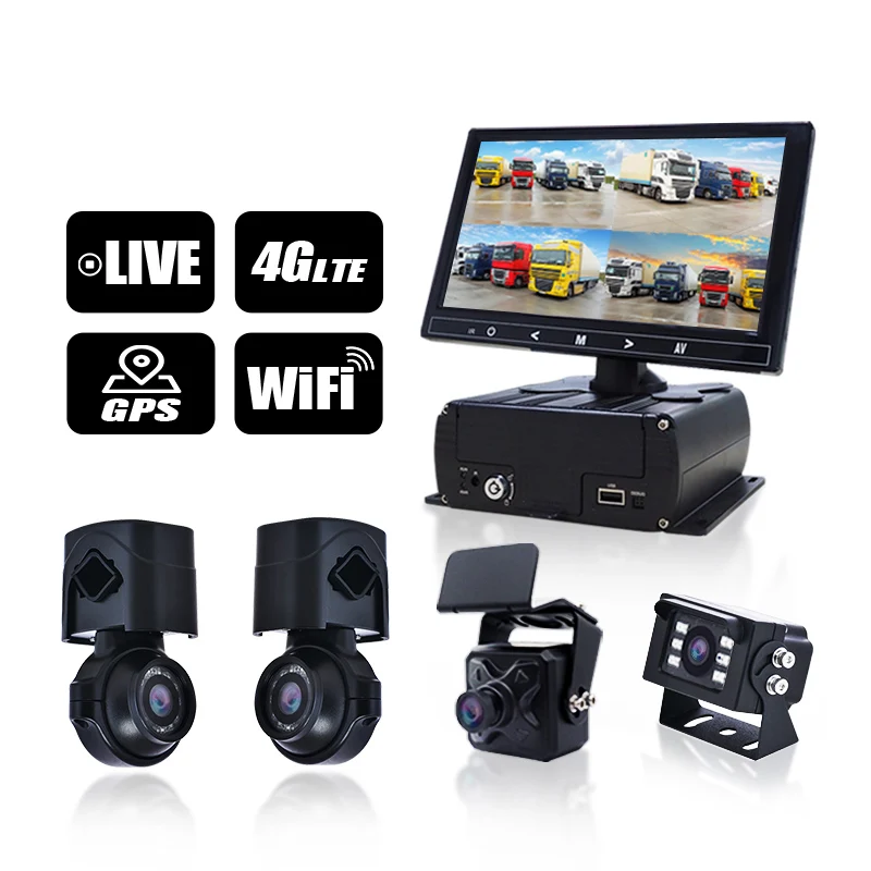 Gps Tracking System Bus Camera With Gps 4G LTE Vehicle Car GPS
