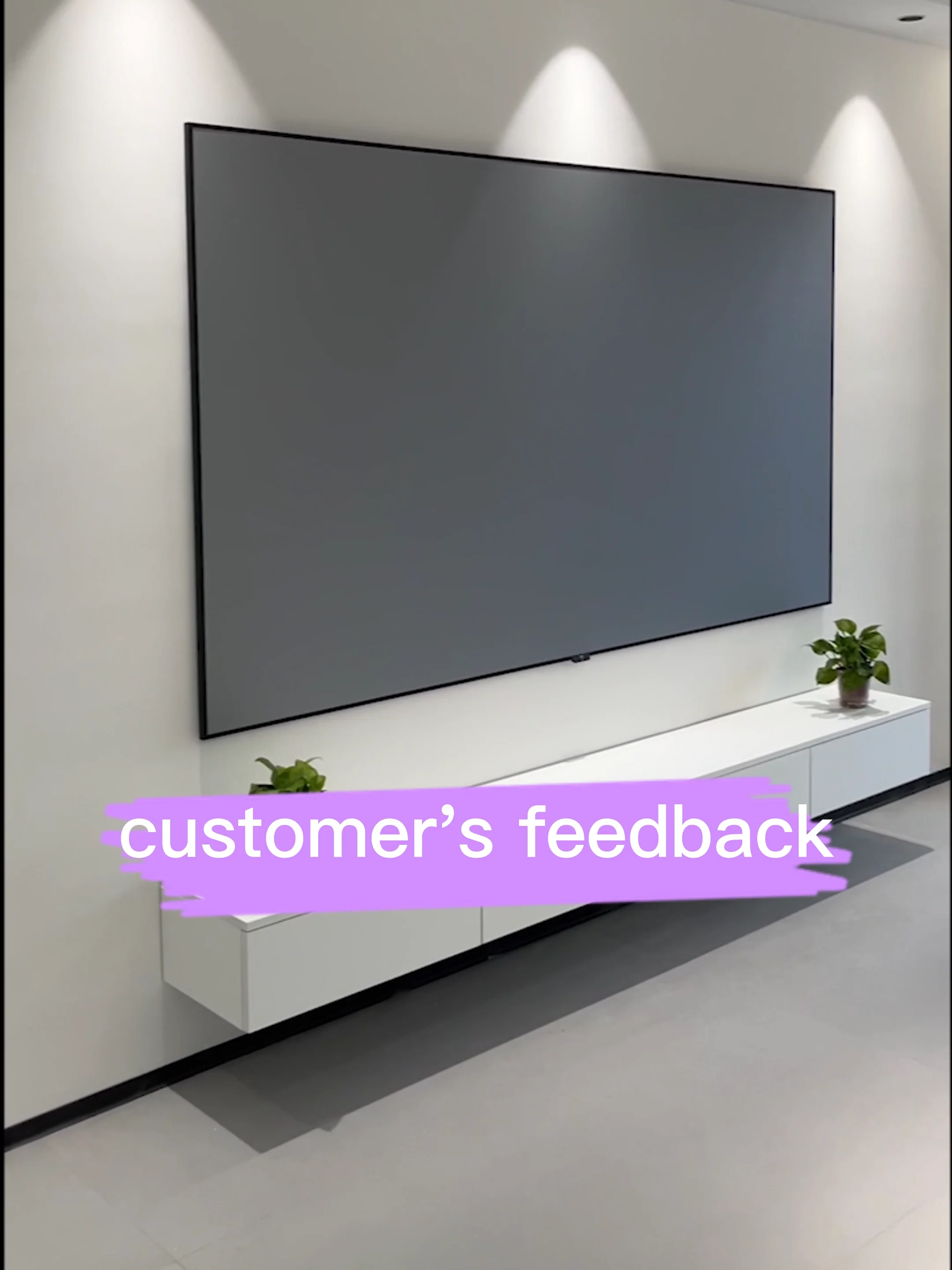 Perfectisan 4k Projector Screen Black Diamond Hd Home Cinema Alr