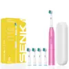 Pink 4 Brush Heads + Travel Case