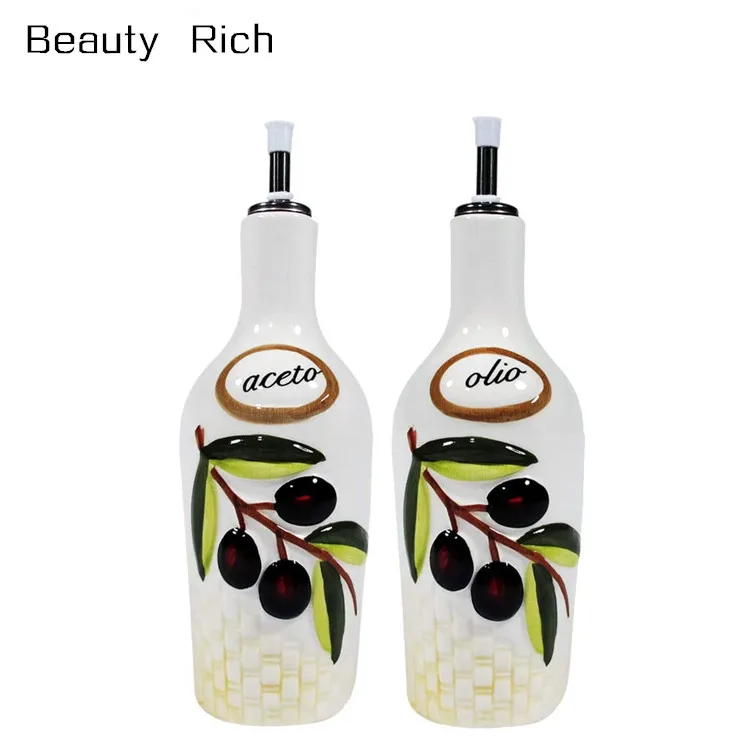 Ceramic Oil And Vinegar Bottle Oil And Vinegar Dispenser Set Tuscan Olive Accessories Ceramic Italian Decor For Kitchen Home Buy Ceramic Oil And Vinegar Bottle Ceramic Oil And Vinegar Bottle Ceramic Oil And