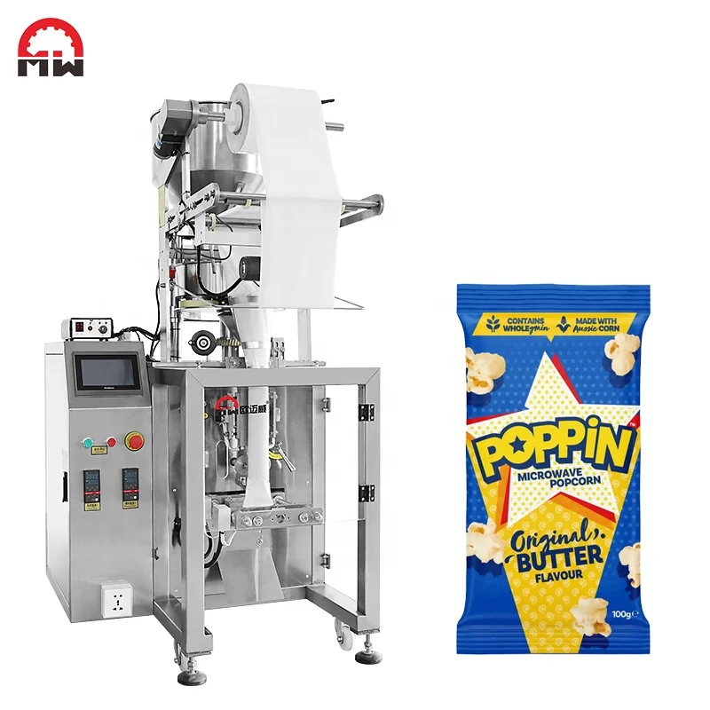 Fully Automatic High-Accuracy 50g-1kg Multi-Function Filling Capping Machine Labeling for Grains Beans Pouch/Film