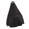 Black with red