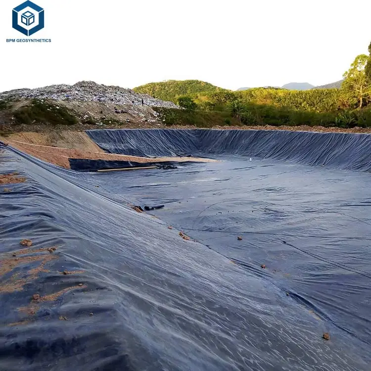 Hdpe Landfill Liner 1.5mm Landfill Geomembrane Gri Gm13 Used In ...