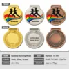 Rainbow Running Medal