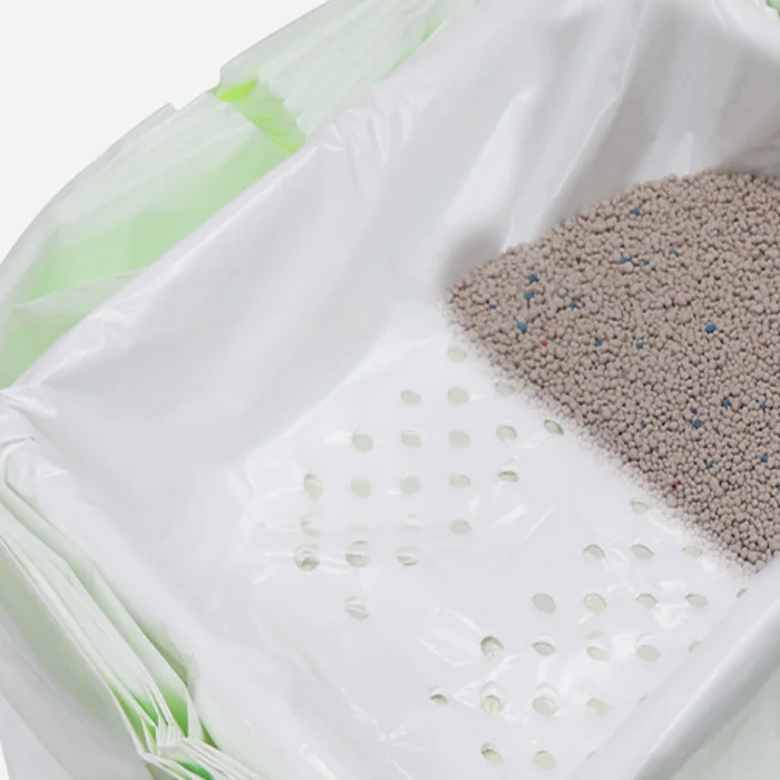 Disposable Ldpe Heavy Duty One Time Use Perforated Can Pan Litter