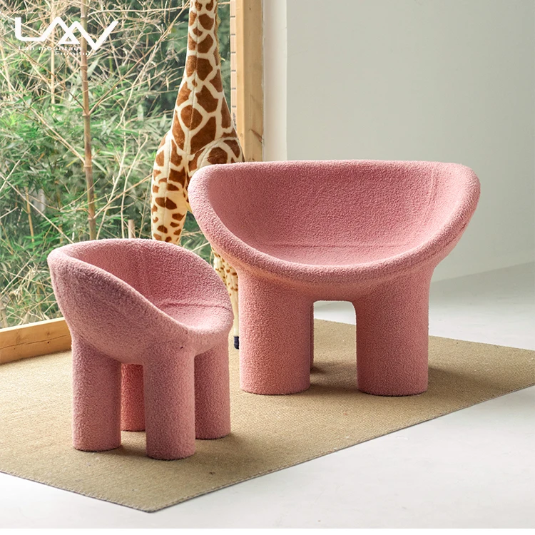 Roly poly chair online pink