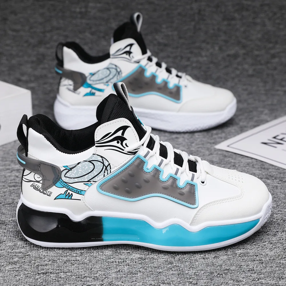 Men's sports shoes youth new trend casual shoes student sports basketball men's shoes