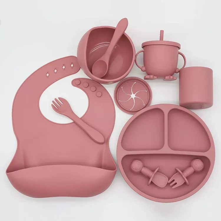 Infant Feeding Group 10 Sets Of Silicone Mother And Baby Products Bib