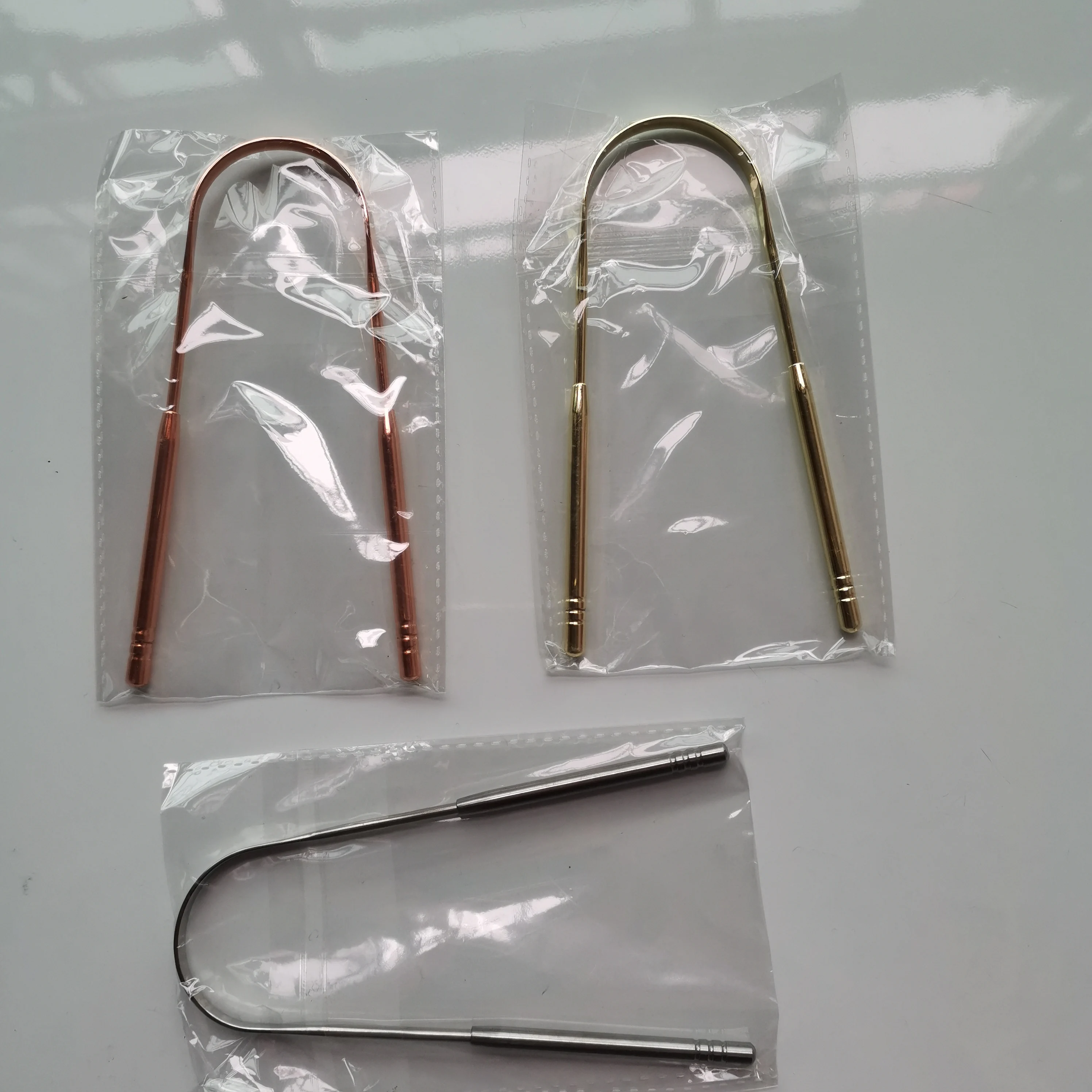 Языка из нержавеющей стали скребок очиститель зубной уход за полостью рта Металлический язычок металлолом