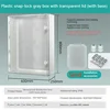 Tapa transparente de 800X600X250MM (cierre redondo)