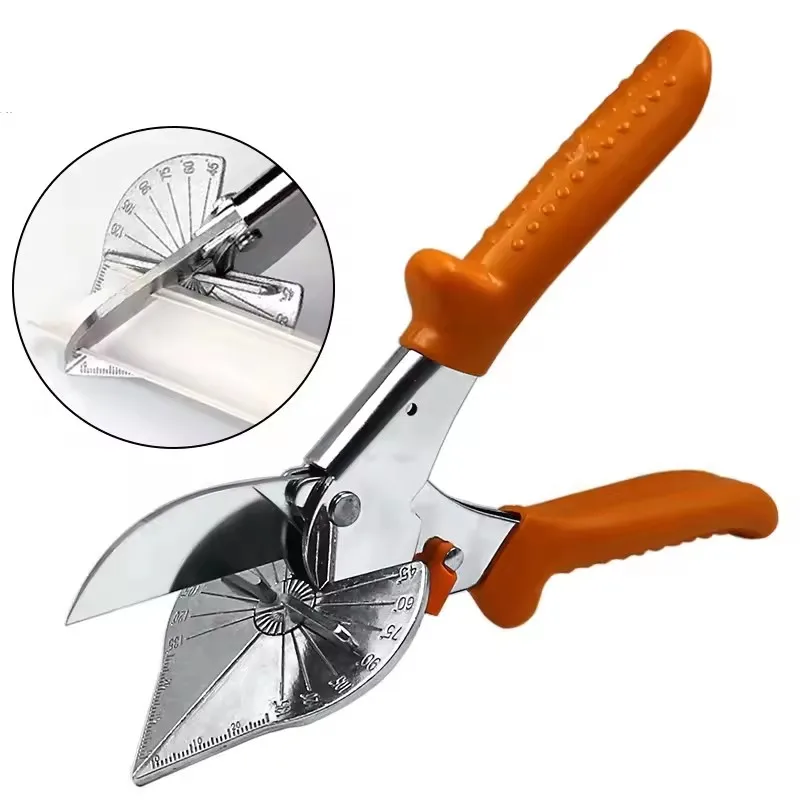 Trunking Shears TOWOT Miter Shears - Adjustable Angle Cutter For Trim, PVC & Molding (45° To 135°) Beading Cutter