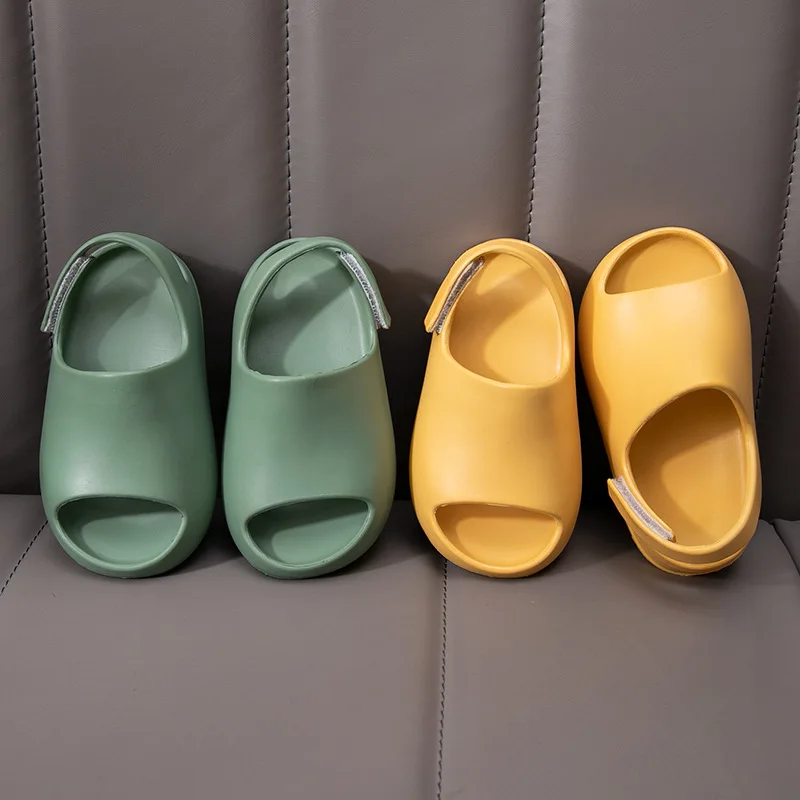 
 Горячая Распродажа 2021, мягкие Повседневные тапочки для малышей yeezy, детские сандалии 2021  