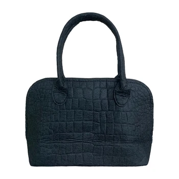 Large Capacity Felt for Mommy Bag for Women Portable Travel & Shopping Storage Candy Color Factory Cheap Wholesale