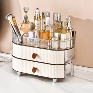 Stackable Wholesale Makeup Organizer With Drawers Cosmetics Storage Container