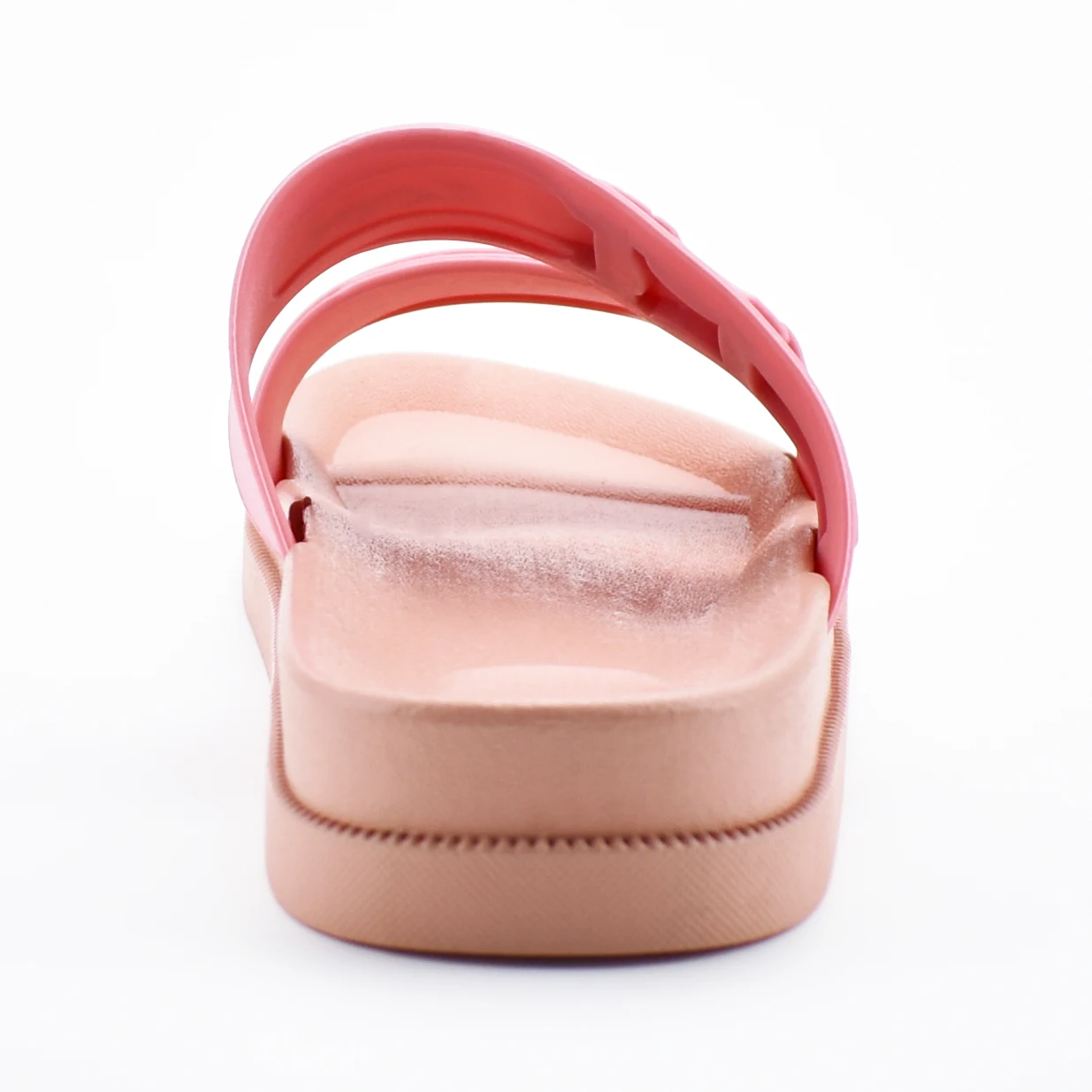 Оптовая продажа фабричных запасов, летние модные дизайнерские шлепанцы без задника с открытыми пальцами для femme ПВХ резиновый материал на тонком высоком каблуке, с ремешком, женские сандалии