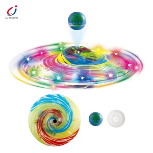 Chengji Electrical Flying Disc Suspended Sports Floating Game Light Music Flying Saucer Toy for Kids