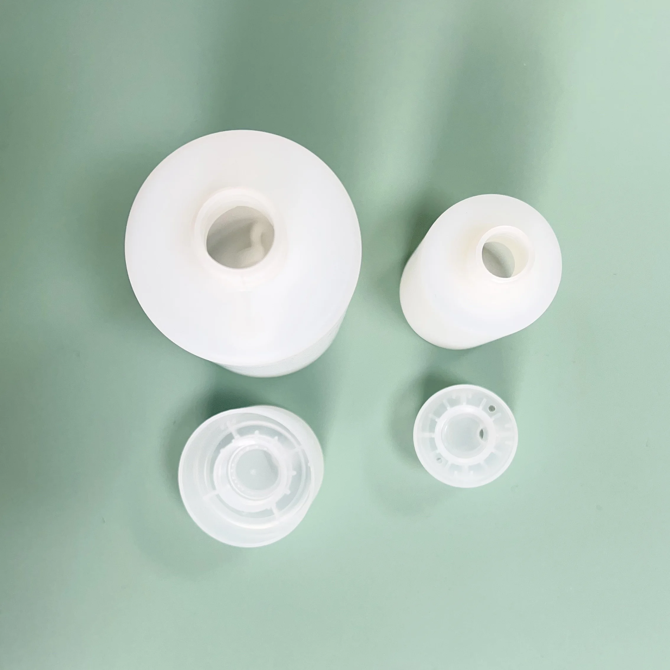 90ml 300ml 500ml Hdpe Cosmetic Shampoo Facial Cleanser Plastic Bottle With Soft Touch